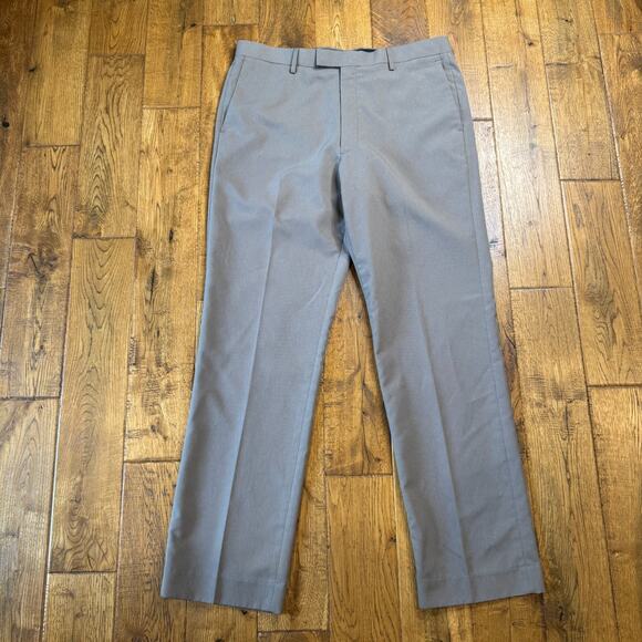 Claiborne Other - Claiborne Taupe Gray Dress Tailored Pants Mens Size 34x32 100% Polyester